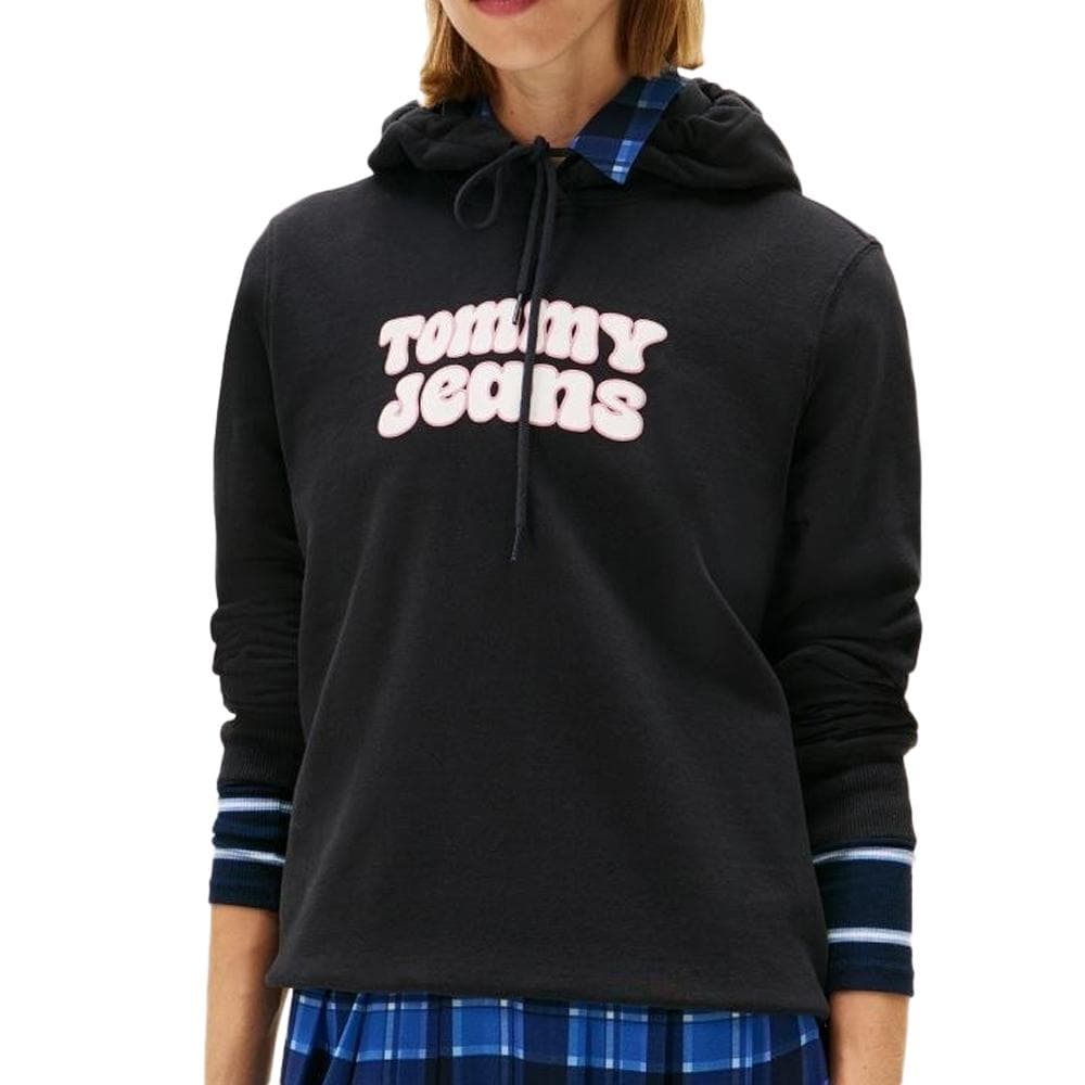 Sweat Noir Femme Tommy Hilfiger Logo 2 1