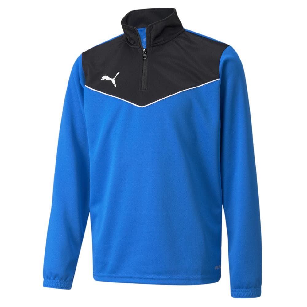 Sweat 1/4 de zip Noir/Bleu Garçon Puma Indrise 1