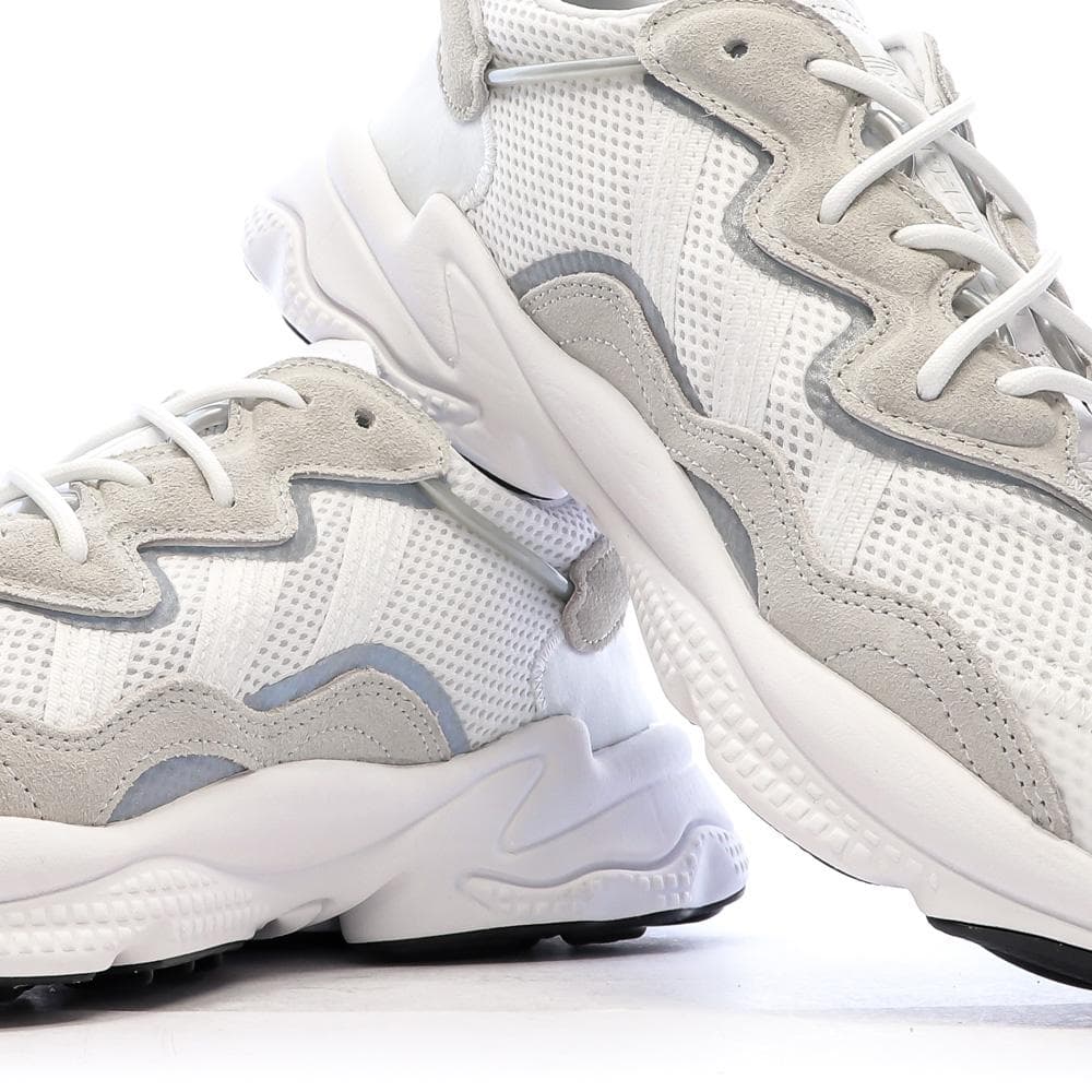 Baskets Blanc/Beige Homme Adidas Ozweego 7