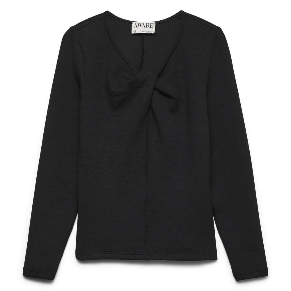 T-Shirt Manches Longues Noir Femme Vero Moda Awtammie 1