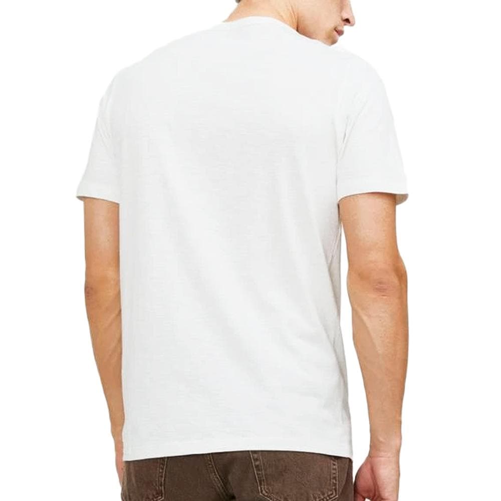 T-shirt Ecru Homme Jack & Jones Split Neck 2