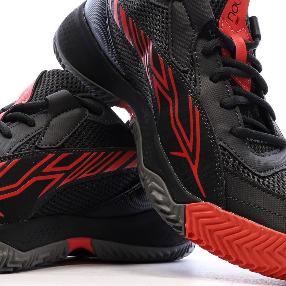 Chaussures de Padel Noires/Rouges Homme Puma Nova Court 7