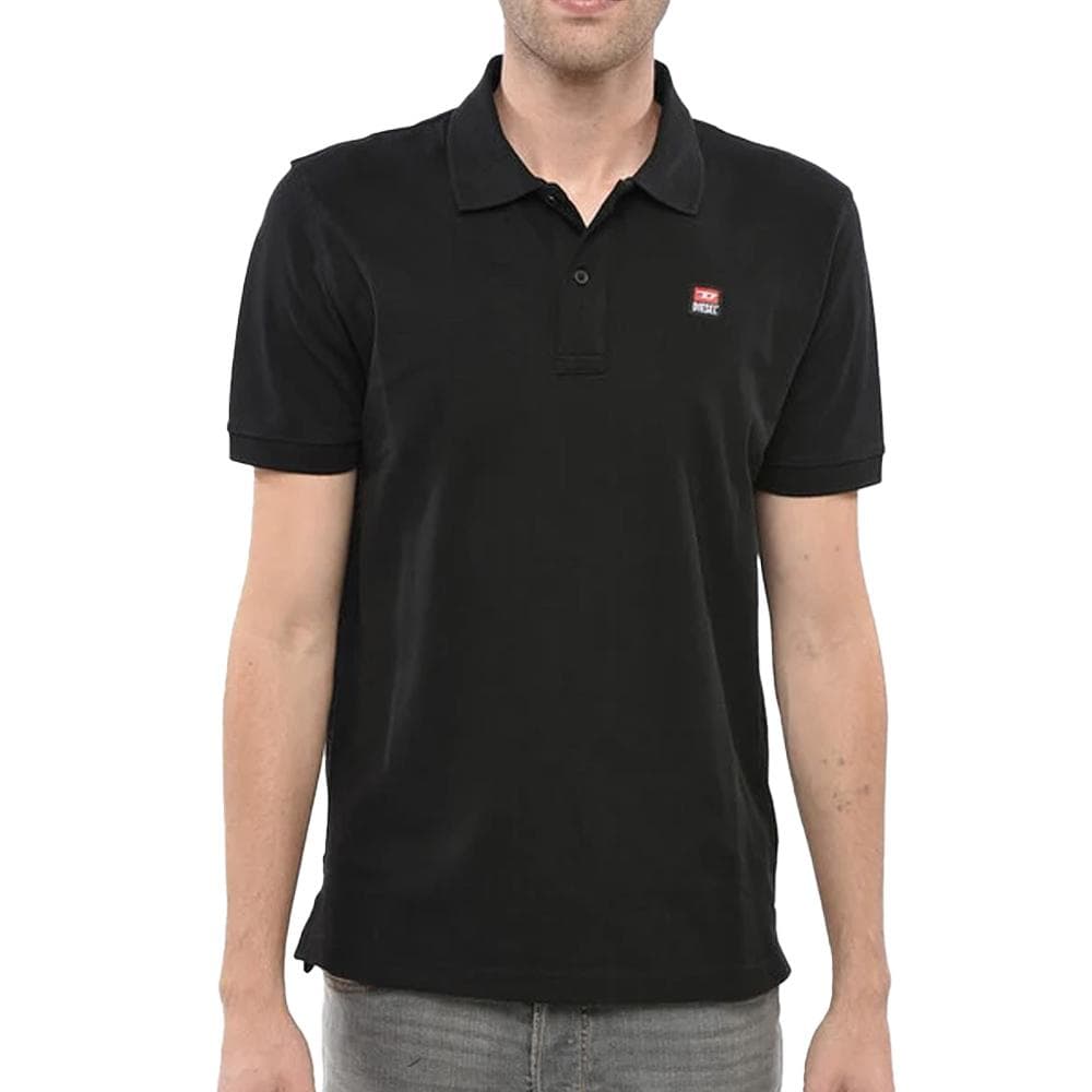 Polo Noir Homme Diesel Smith A19714 1