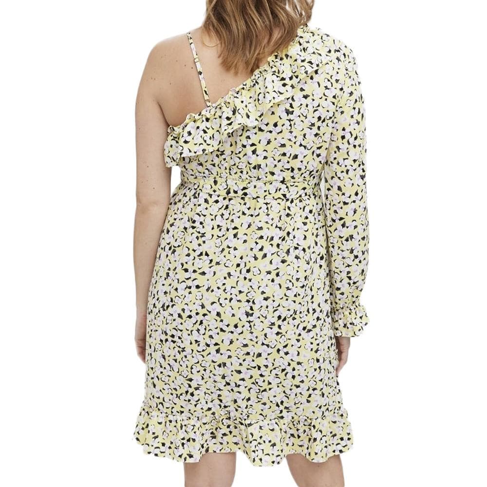 Robe Jaune/Noire Femme Vero Moda Maternity Lea 2