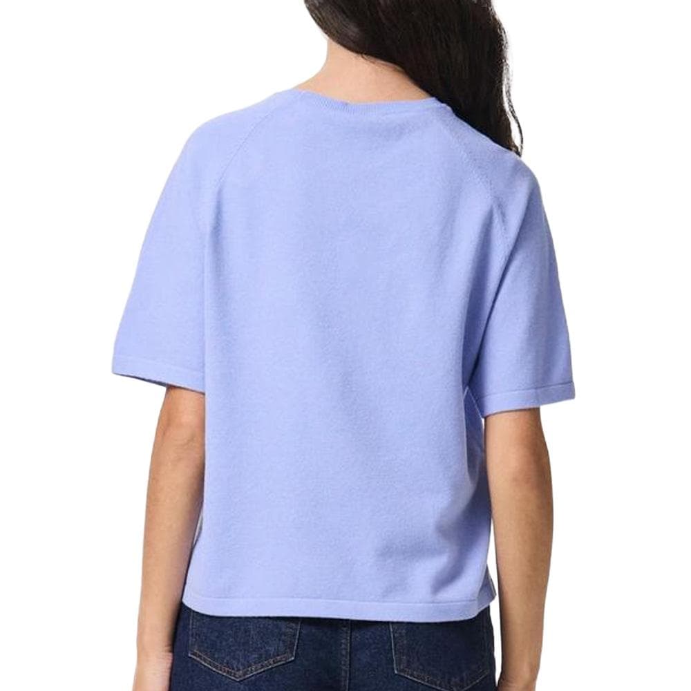 T-Shirt Bleu Femme Pices Knit 2
