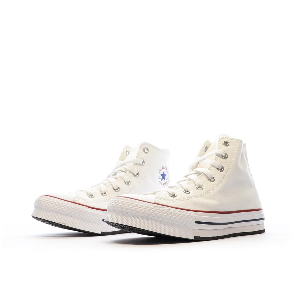 Baskets Blanches à Plateforme Femme Converse All Star High 6