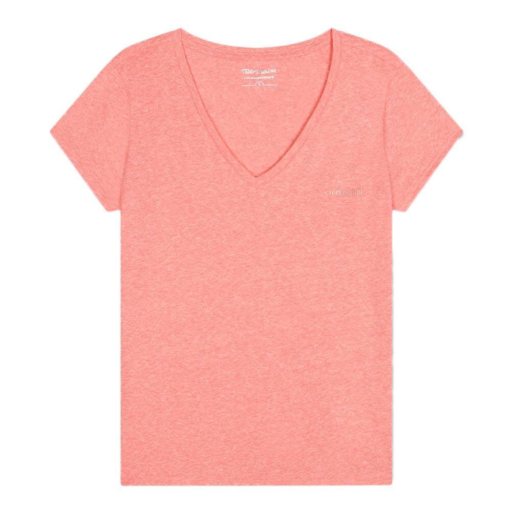T-shirt Rose Femme Teddy Smith Narcisse 1