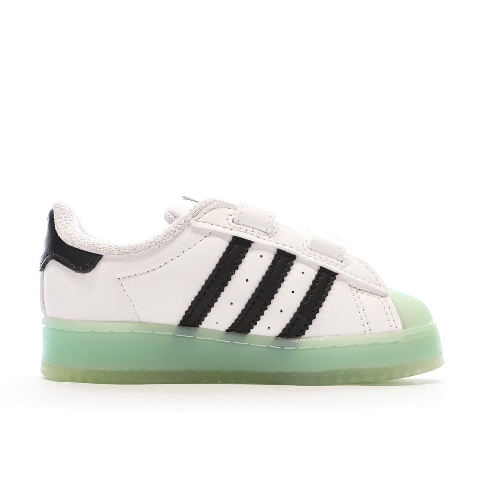 Baskets Blanches Bébé/Enfant Adidas Superstar Led Light 2