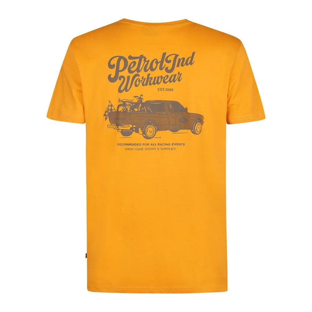 T-Shirt Orange Homme Petrol Industries TSR135 2