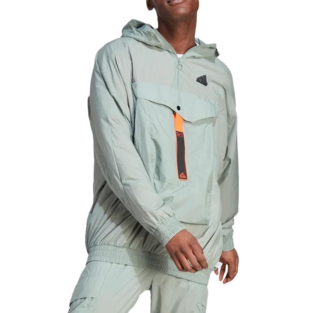 Coupe-vent Vert Homme Adidas IC3725 1