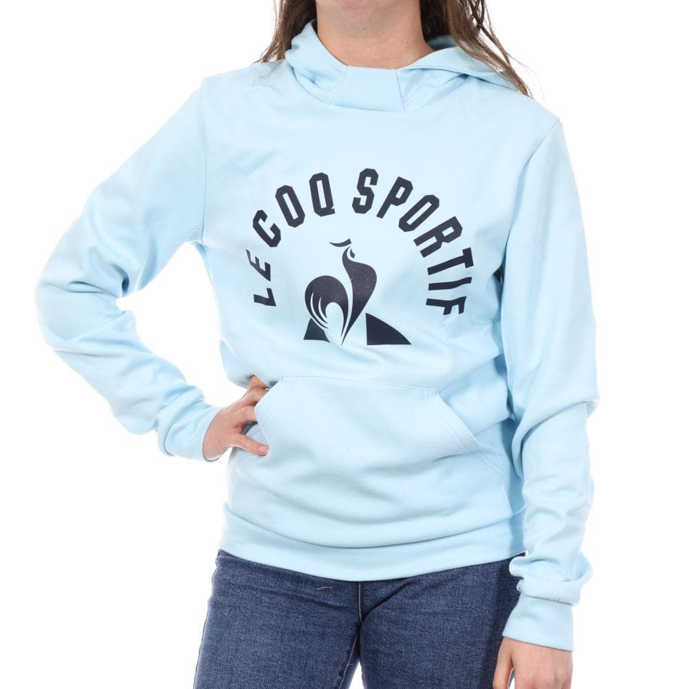 Sweat à Capuche Bleu Ciel Femme Le Coq Sportif N°34 1