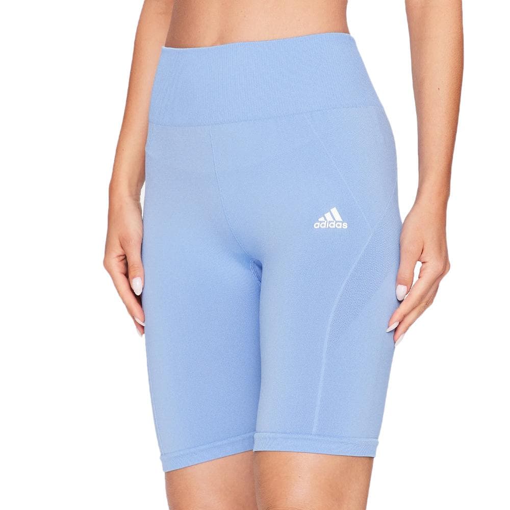 Short Bleu Femme Adidas H49584 1