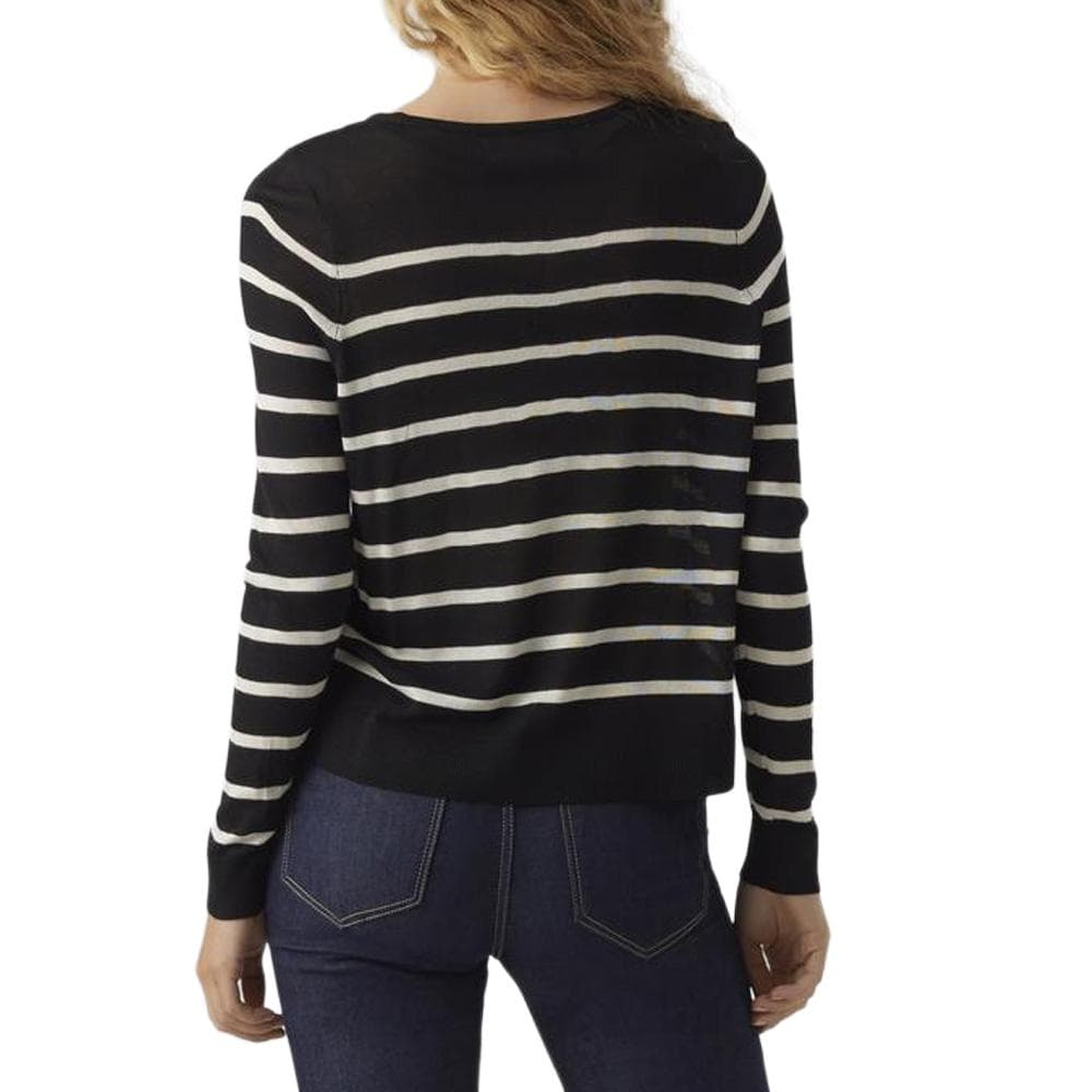 Pull Rayures Noir Femme Vero Moda Nova 2