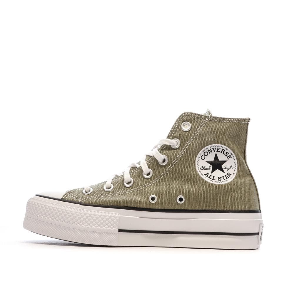 Baskets Kaki Femme Converse Chuck Taylor All Star Lift A07571C 1