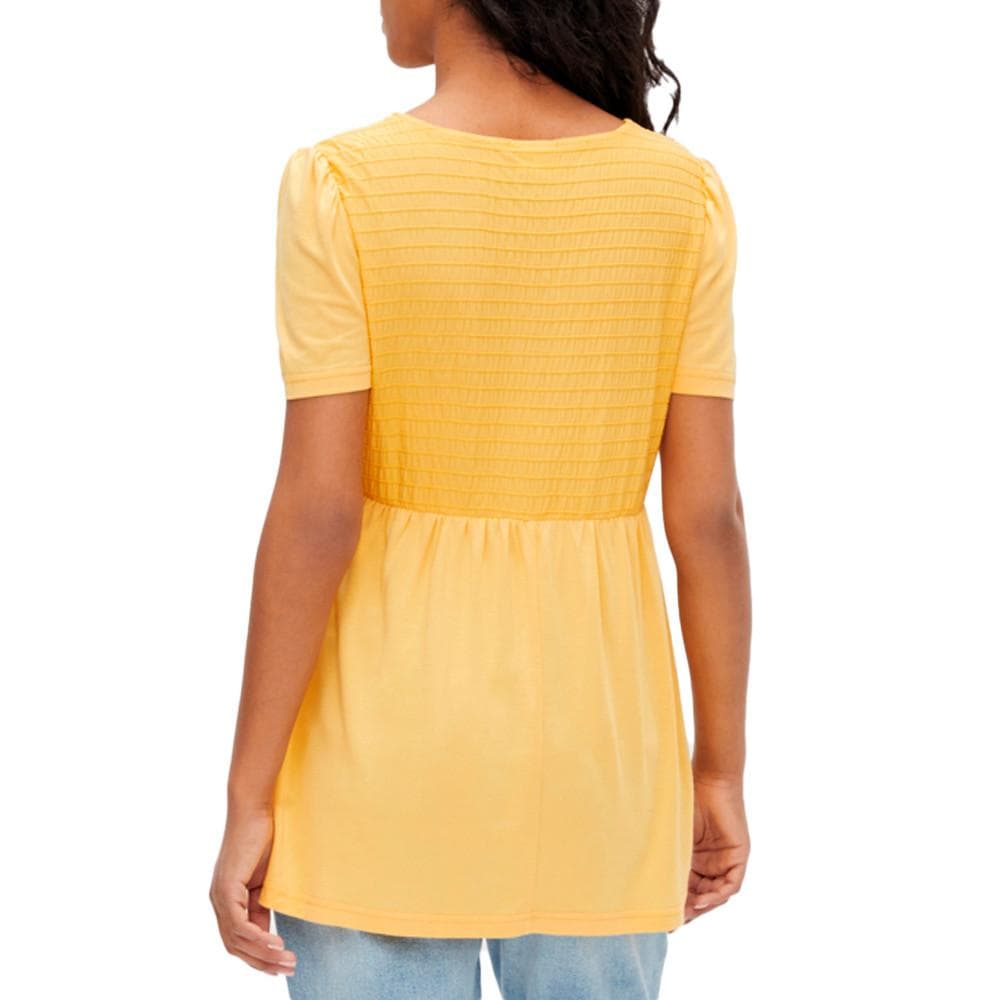 Blouse de Grossesse Jaune Femme Mamalicious Mlina 2