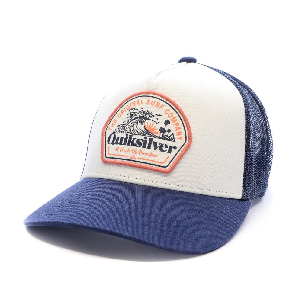 Casquette Blanche/Bleu Homme Quiksilver Sunsetwavesport 1