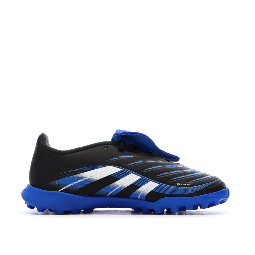 Chaussures de Foot Noir/Bleu Junior Adidas Predator League FT 2