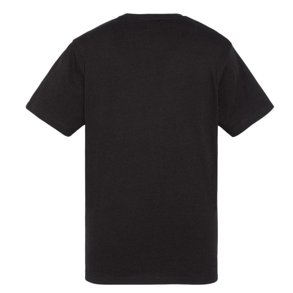 T-shirt brodé noir homme Schott NYC 2
