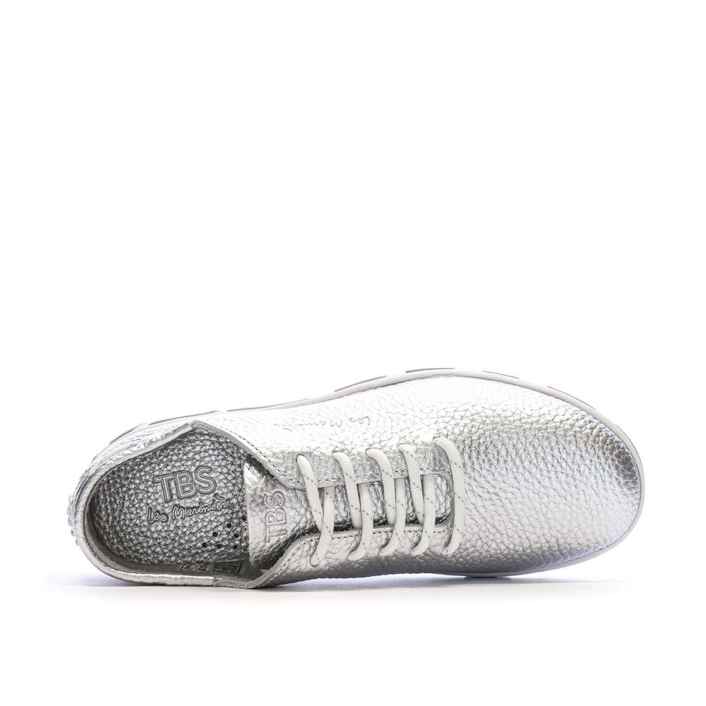 Baskets Argenté Femme TBS Cruiser Python 4