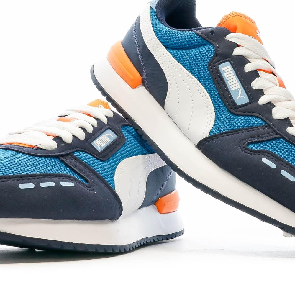 Baskets Bleu/Blanc Garçon Puma R78 7