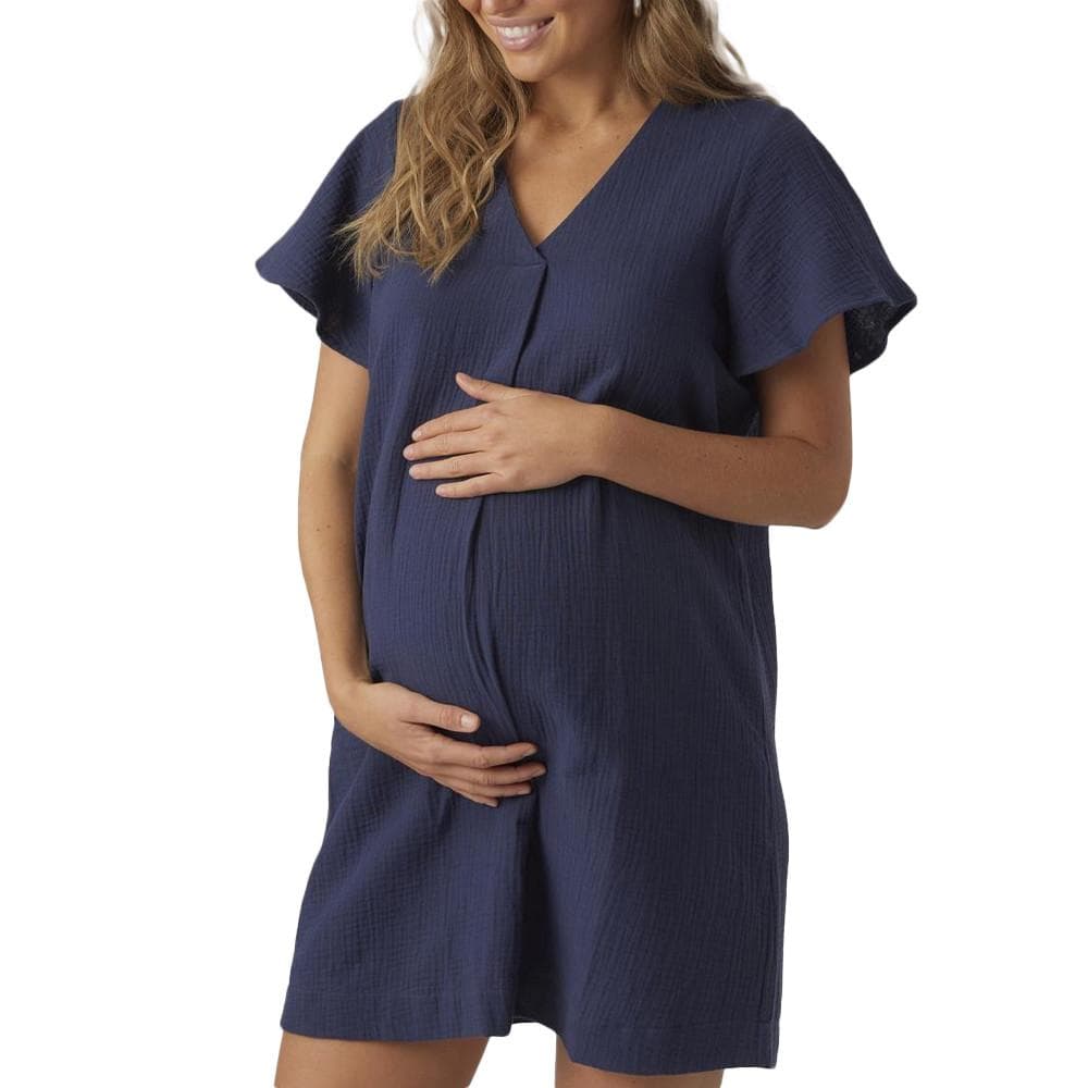 Robe de Grossesse Marine Femme Vero Moda Marternity Nia 1