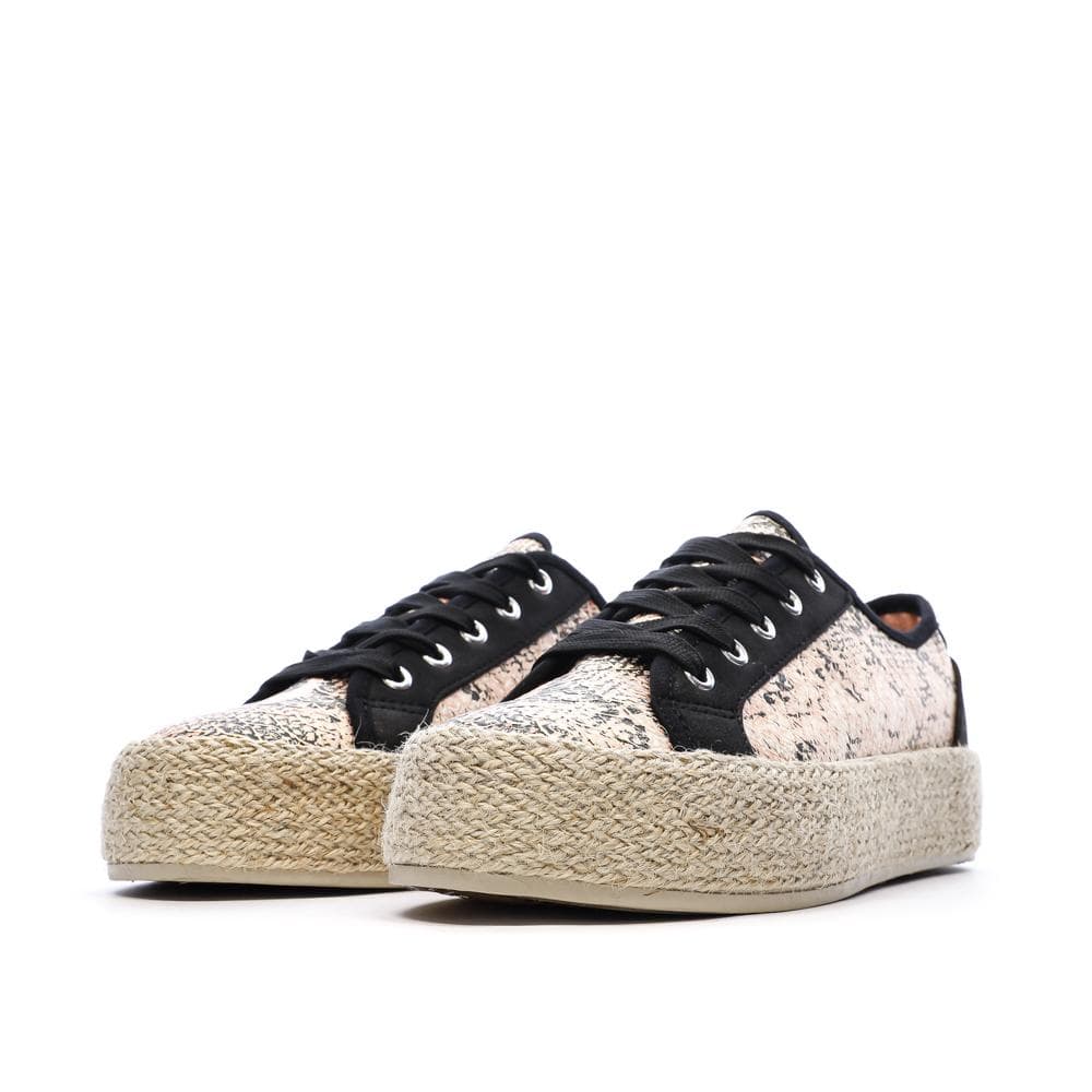 Baskets Noir/Rose Femme Chattawak Paco 6