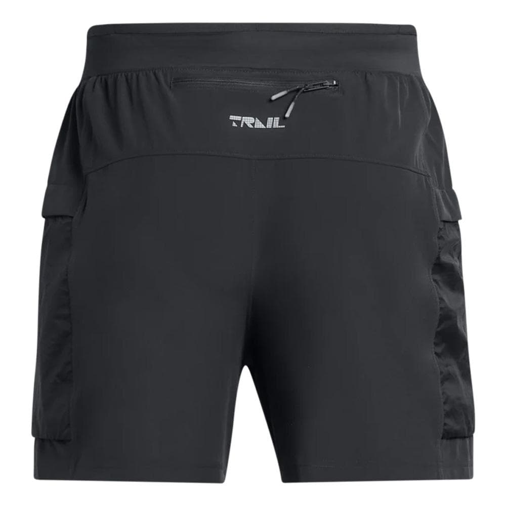Short Noir Under Homme Under Armour Trail Run 2