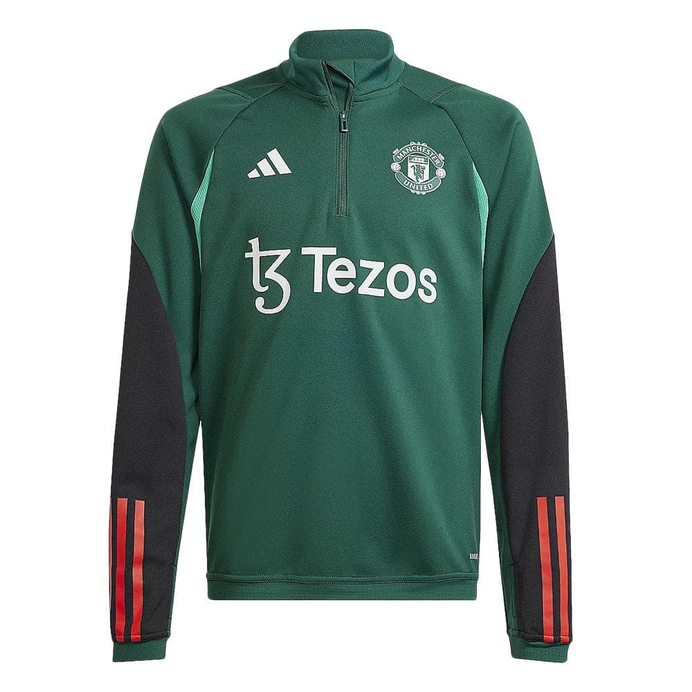 Manchester United Sweat Vert Enfant Adidas Tiro 23 1