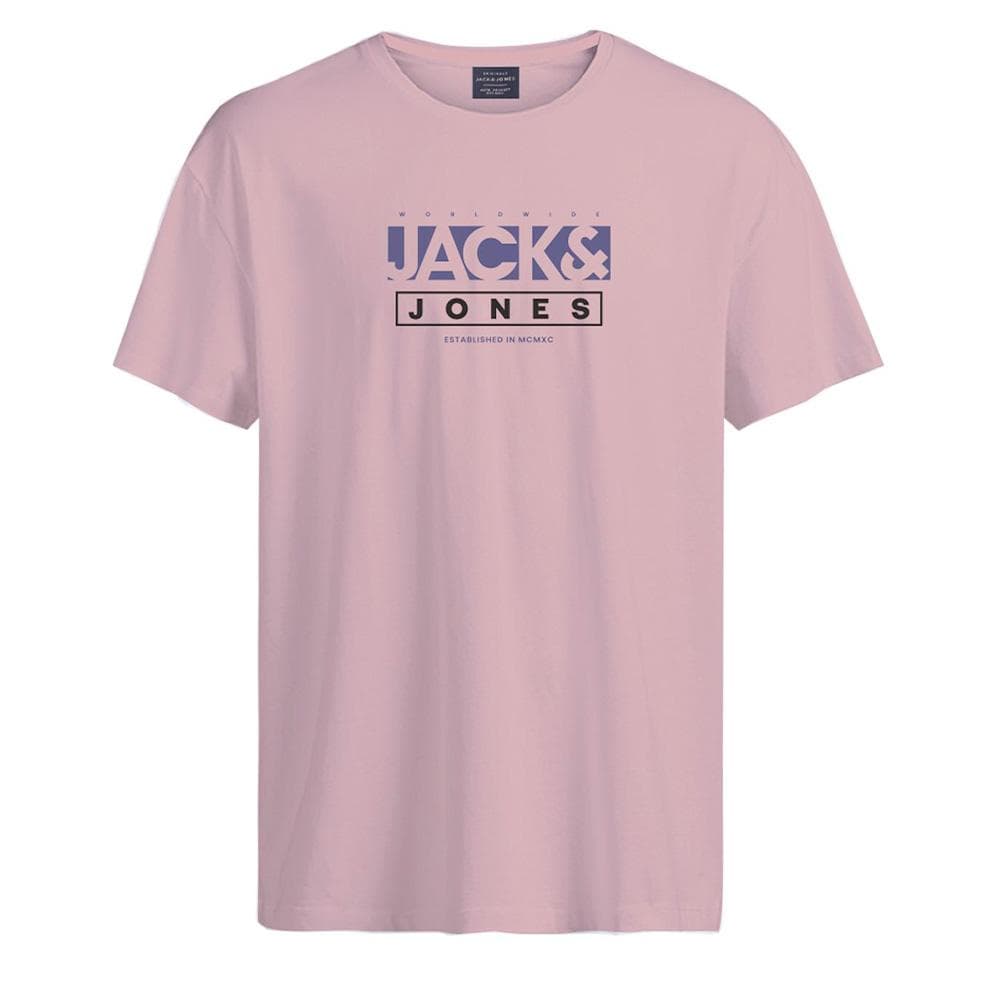 T-Shirt Rose Homme Jack & Jones Jorseven 1
