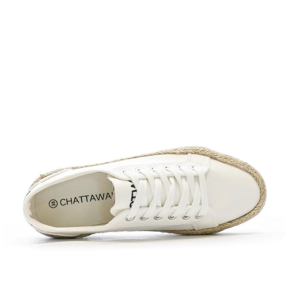 Baskets Blanches Femme Chattawak Paco 4