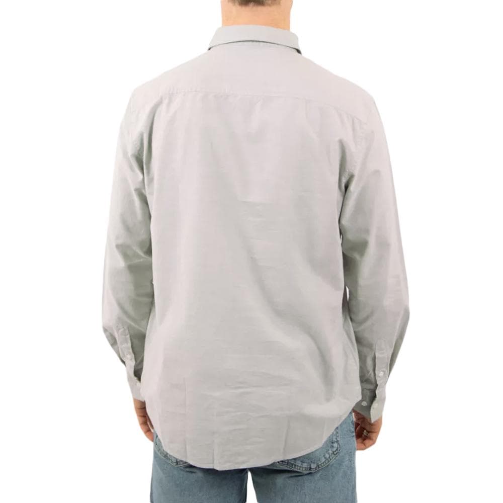 Chemise Beige Grisé Homme Calvin Klein Jeans Oxfords 2