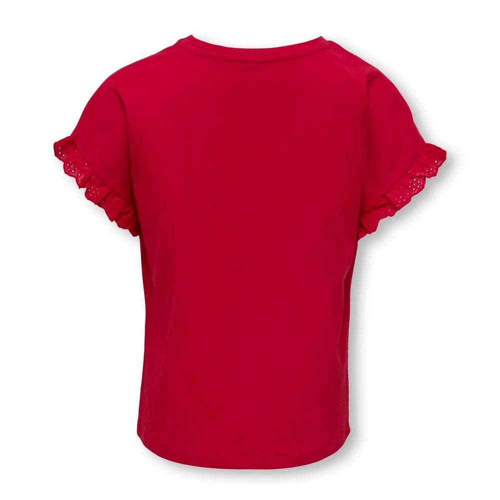 T-shirt Rouge Fille Kids ONLY Giris 2
