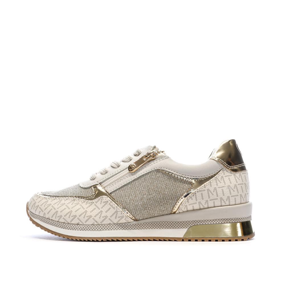 Baskets Doré Femme Marco Tozzi Cream Comb 1