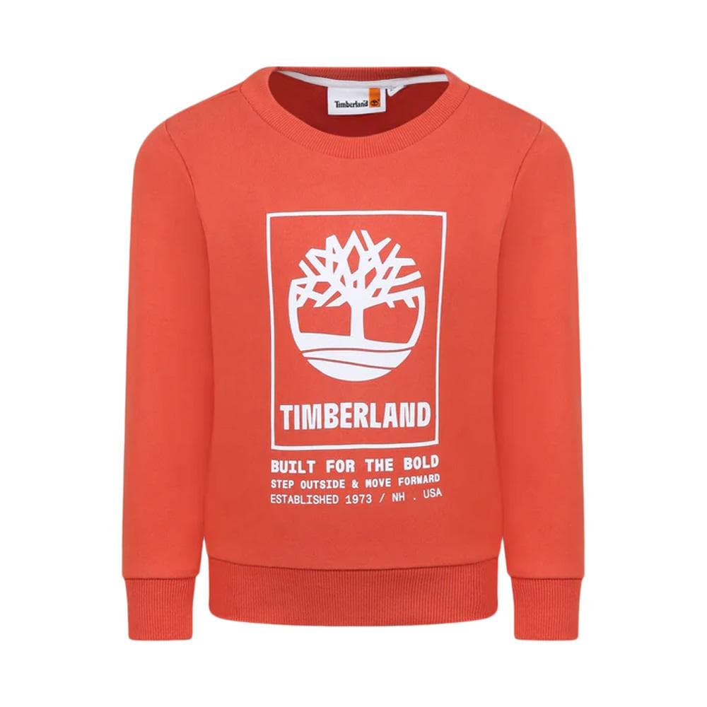Sweat Terracotta Garçon Enfant Timberland T60075 1