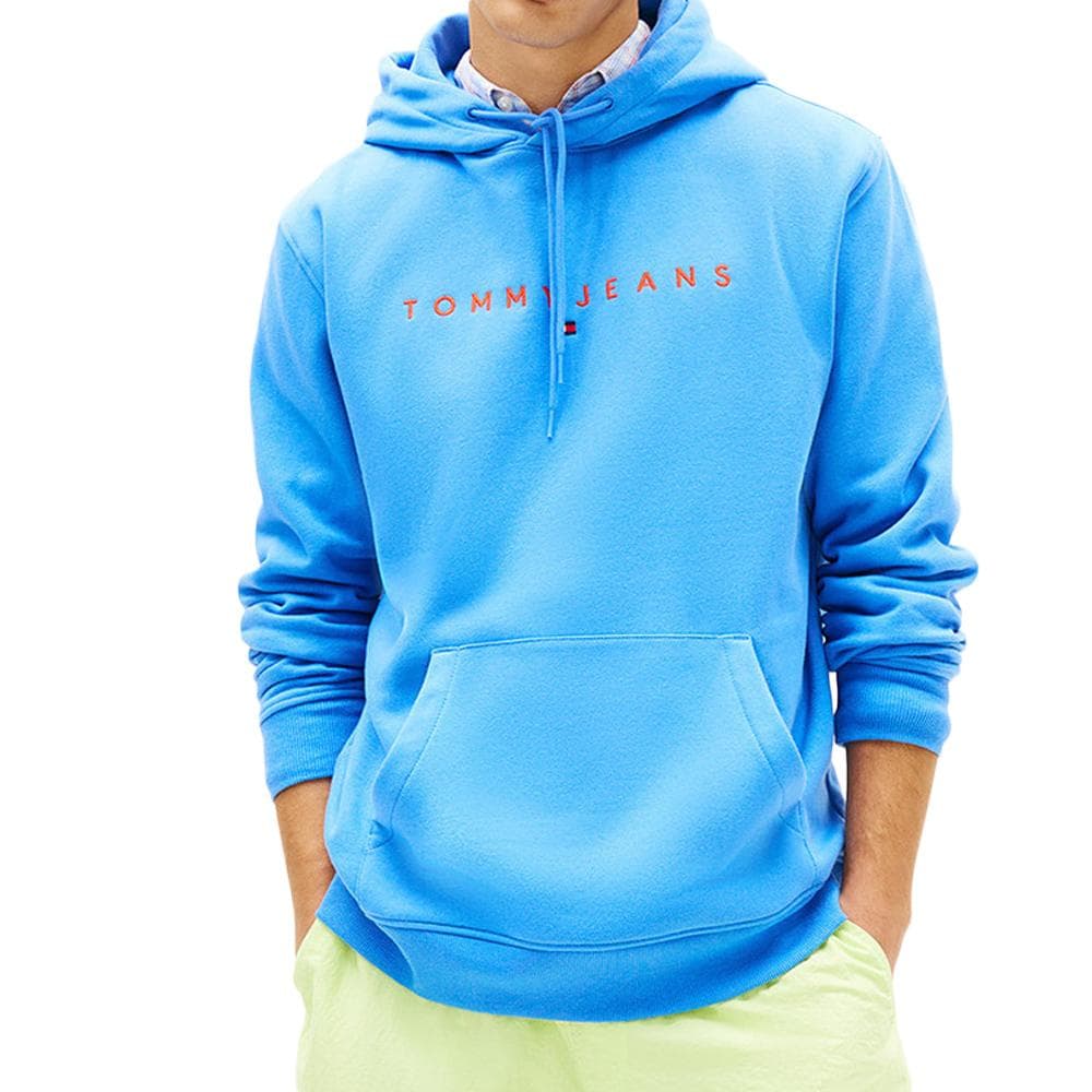 Sweat Turquoise Homme Tommy Hilfiger Washed DM0DM20746 1