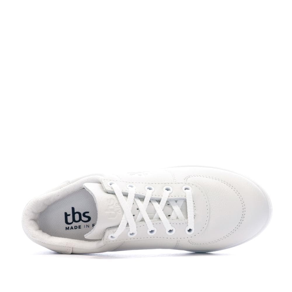 Chaussures Blanches en cuir femme TBS Brandy 4