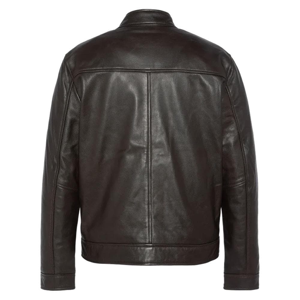 Blouson en cuir Marron Homme Schott Blouson WILLIAM 2