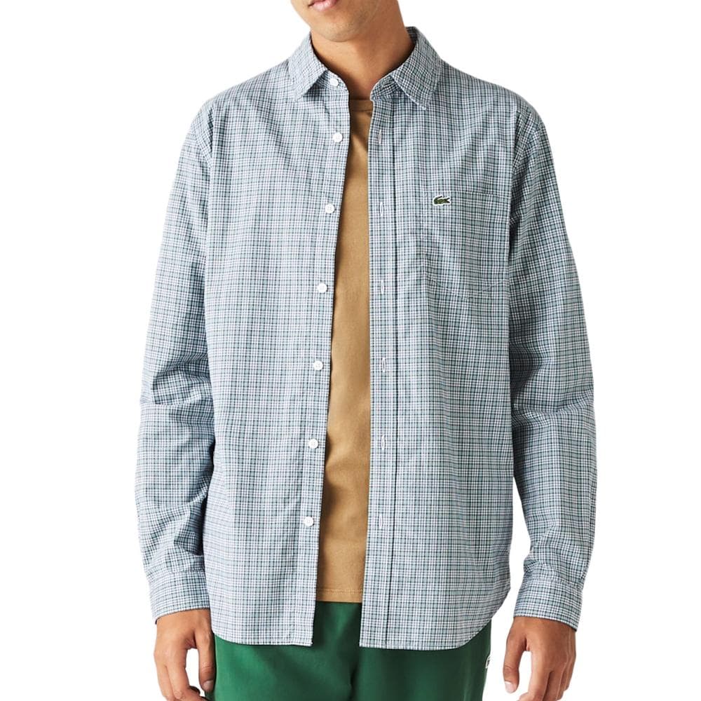 Chemise Noire/Verte Homme Lacoste CH0193 1