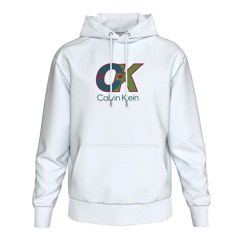 Sweat Blanc Homme Calvin Klein Jeans Terrys 1