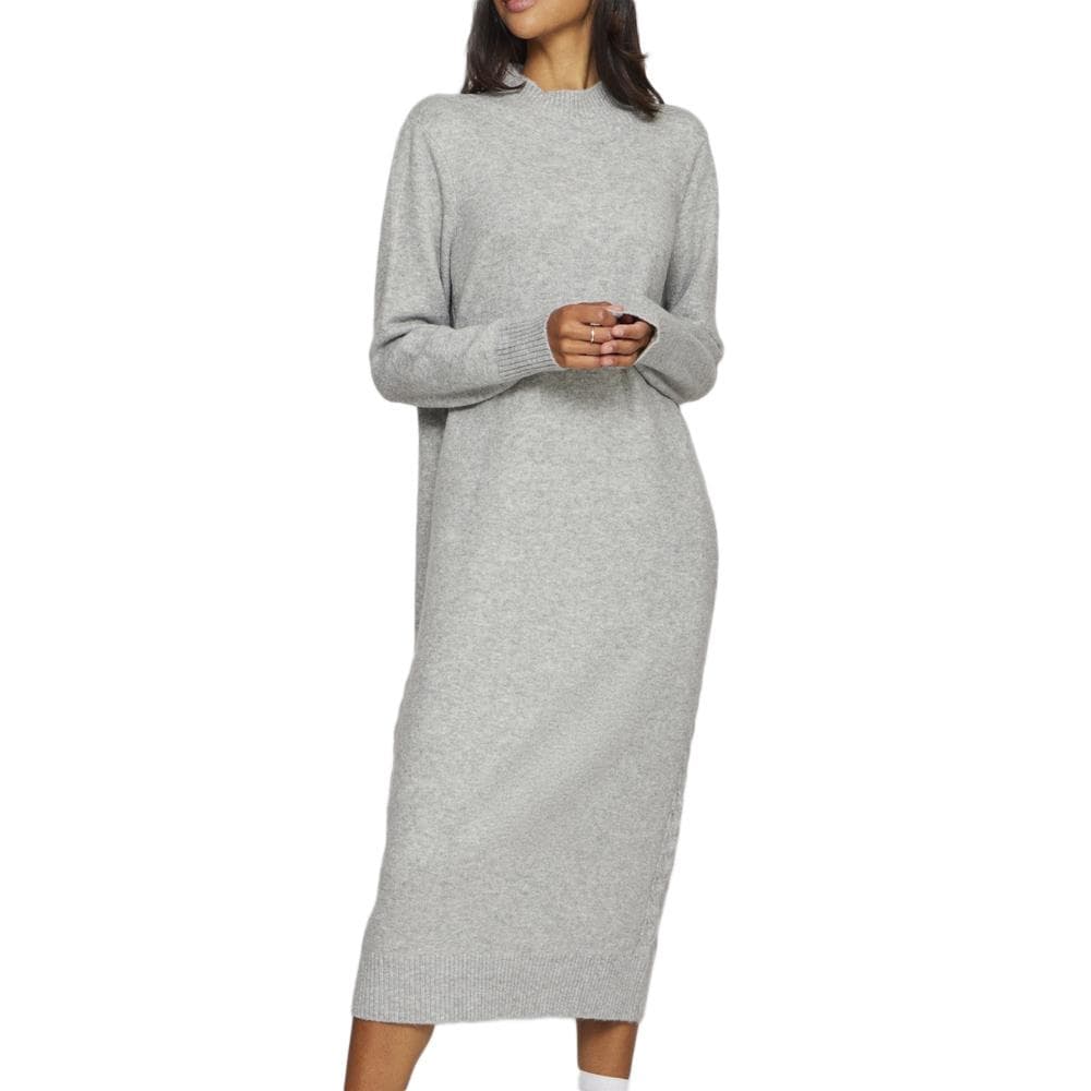 Robe Grise Femme Vila Kiku 1