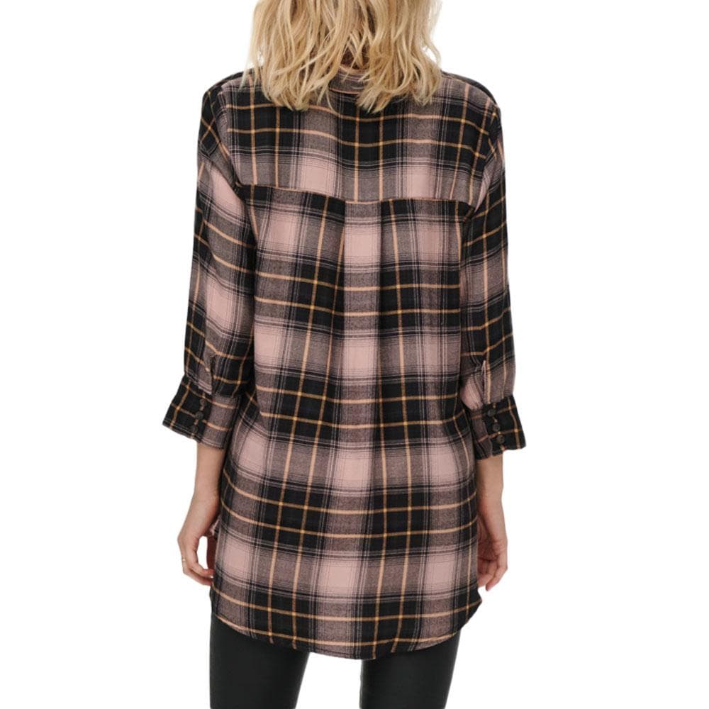 Chemise à Carreaux Rose/Noir Femme Only Canberra 2
