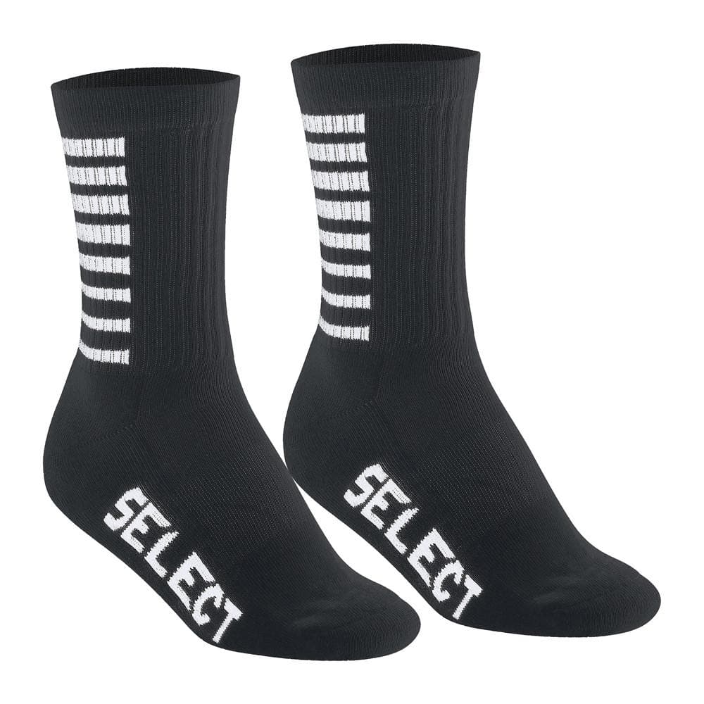 X1 Paire de Chaussettes Noir Mixte Select Striped 1