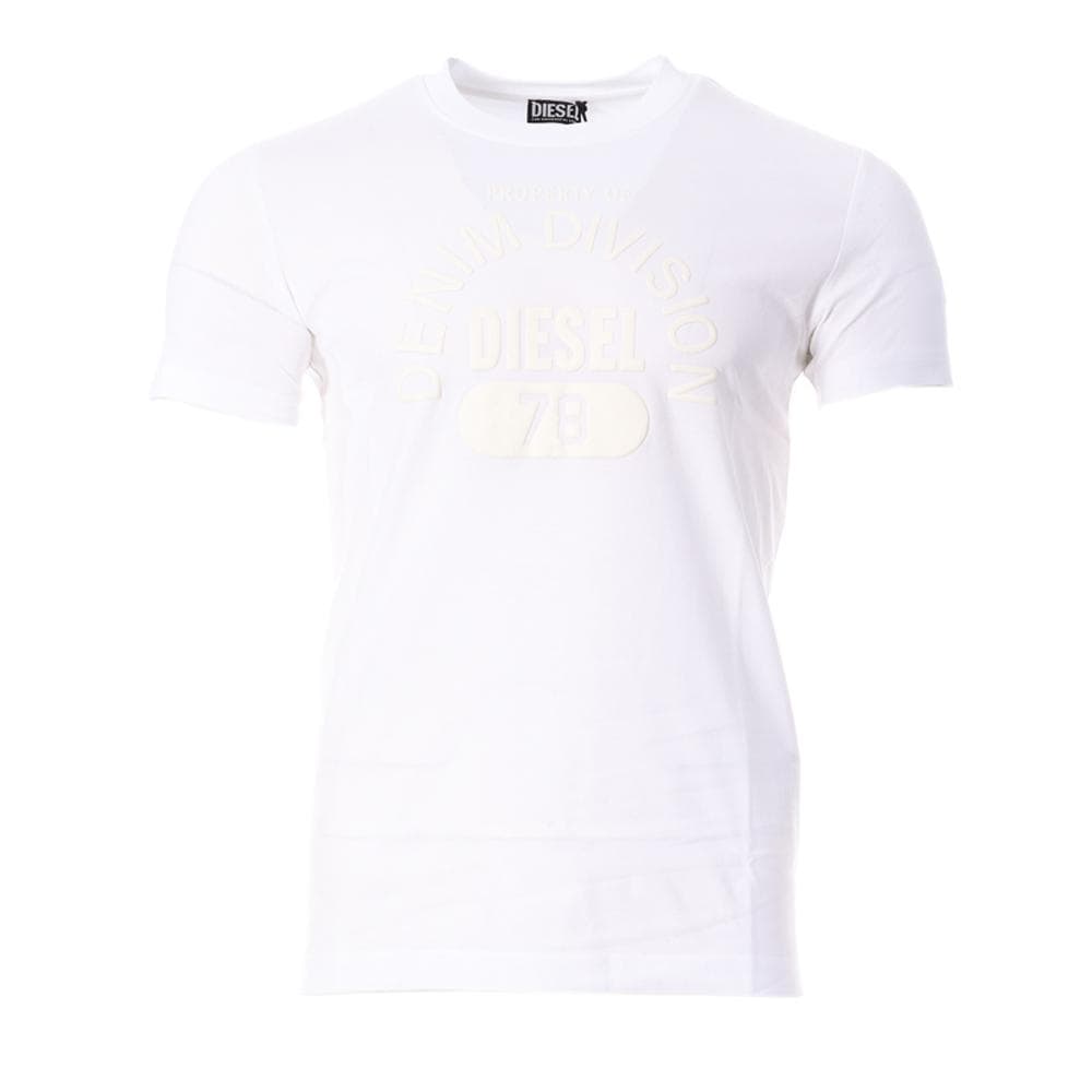 T-Shirt Blanc Homme Diesel A12248 1