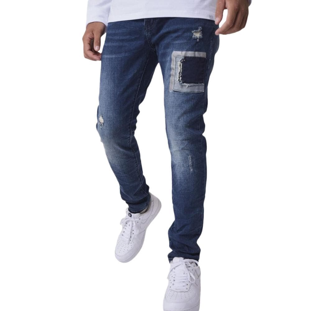 Jean Slim Bleu Foncé Homme Project X Paris 2090025 1