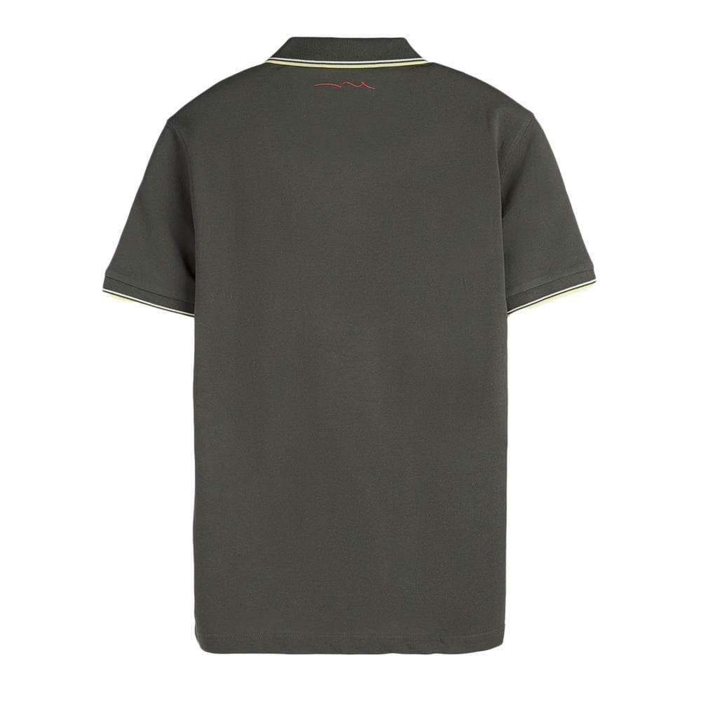 Polo Kaki/Jaune Homme Teddy Smith Pasian 2 2