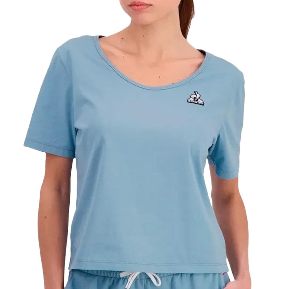 T-shirt Bleu Femme Le Coq Sportif Ess Tee Ss 1