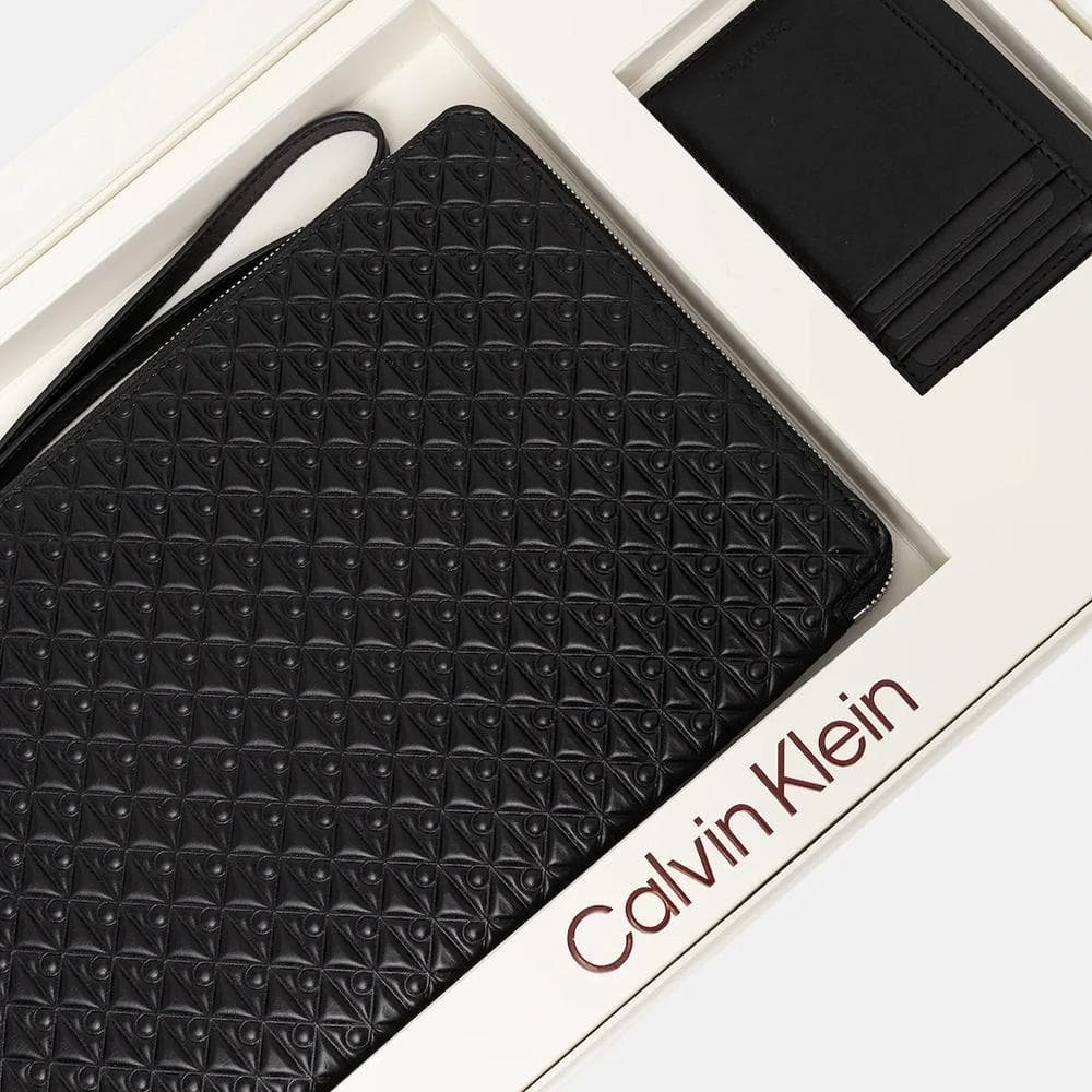 Coffret Sacoche + Étui Noir Homme Calvin Klein Jeans Cardcase 2