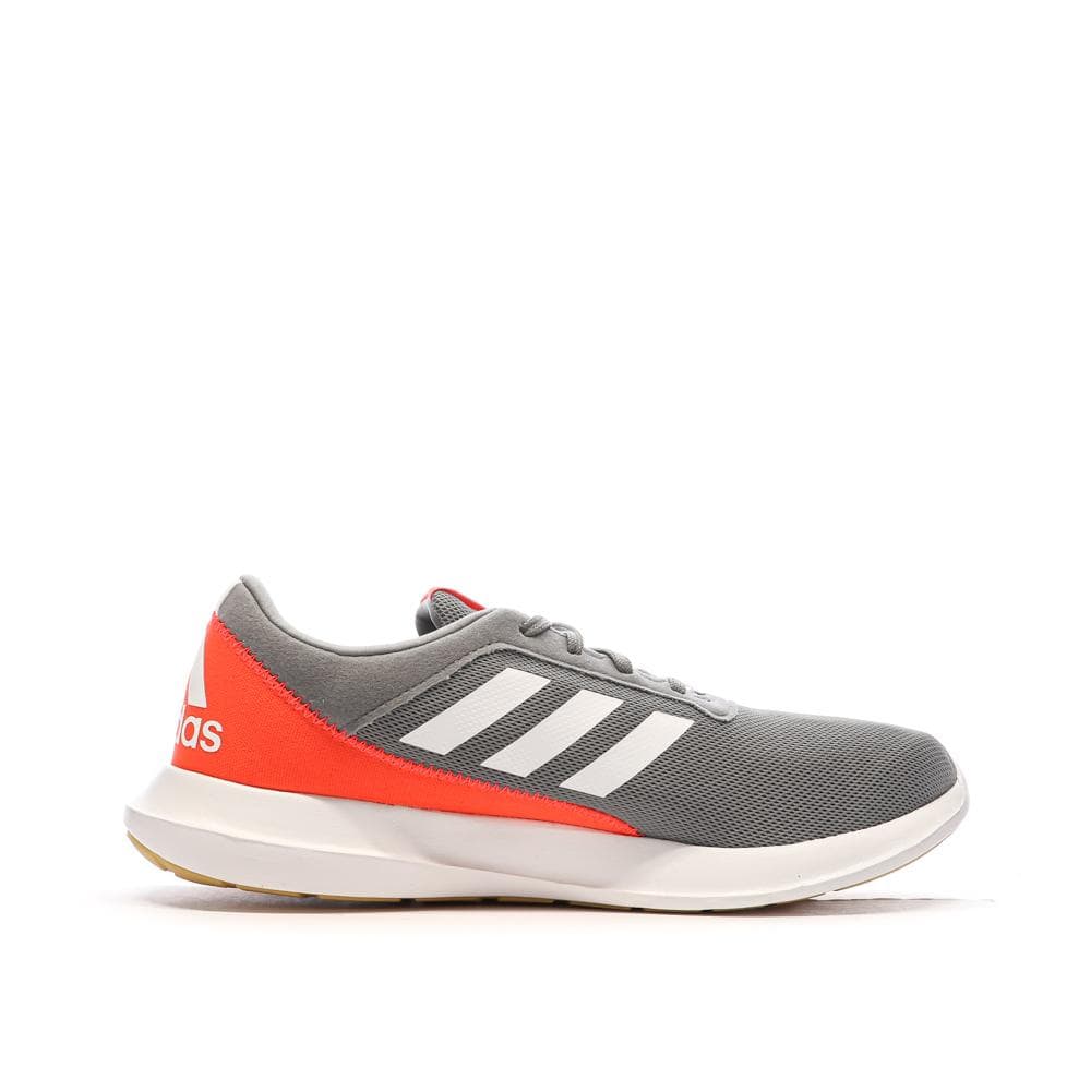 Chaussures de running Grises/Oranges Homme Adidas Coreracer 2