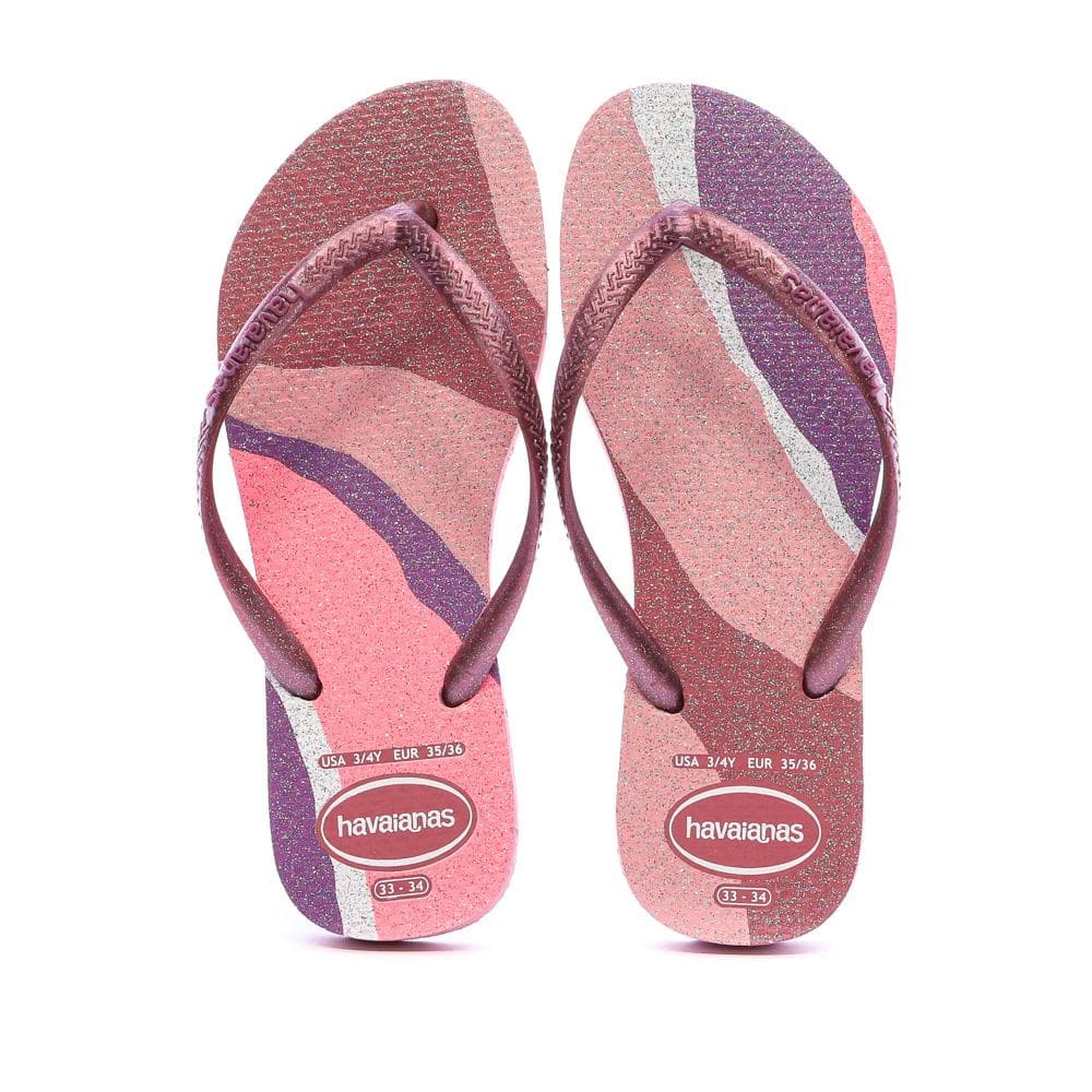 Tongs Prunes Fille Havaianas Hav Slim Palette Glow VV 3