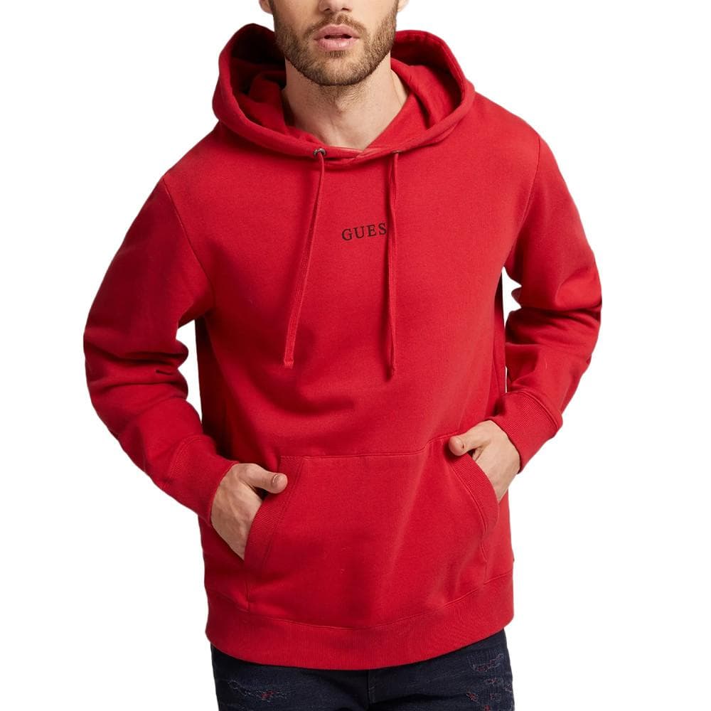 Sweat à capuche Rouge Homme Guess Essential 1